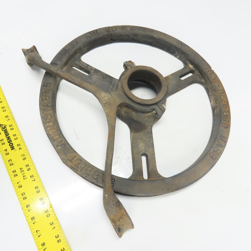 Babbitt No. 3-1/2 Adjustable Sprocket Rim Cast Iron