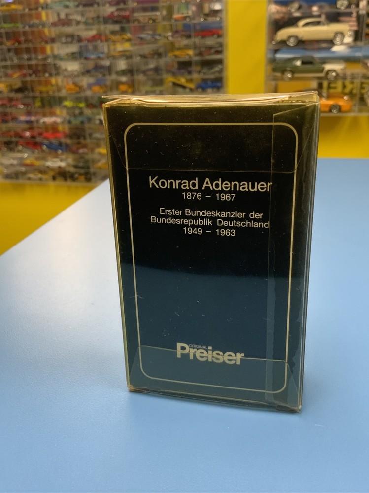 PREISER KONRAD ADENAUER 1:24 SCALE FIGURE NEW BOXED