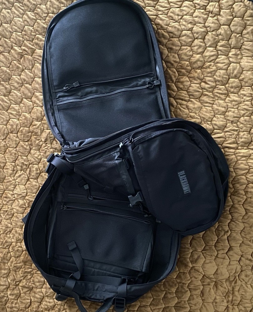 BLACKHAWK Tactical Backpack Multi-Use Pack Bag Full Size Military Black SOF SEAL