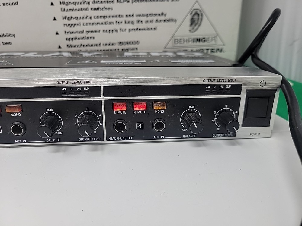 Behringer Multicom Pro Ha4400 4-Channel Audio Interactive Dynamics Processor