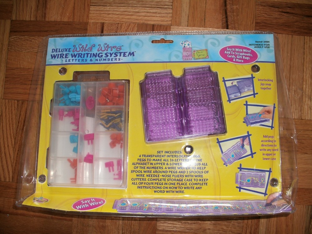 Deluxe Wild Wire Wire Writing System - Letters and Numbers
