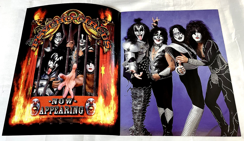 KISS Dodger Stadium October 1998 Psycho Circus Tourbook Program 3-D Glasses Ace
