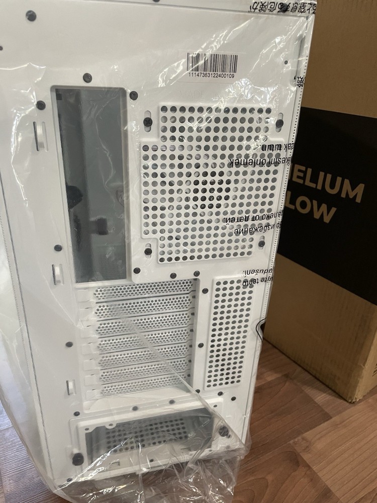 Rosewill Helium Flow White Mid Tower Computer Gaming Case, Mesh Panel, ATX, Tool