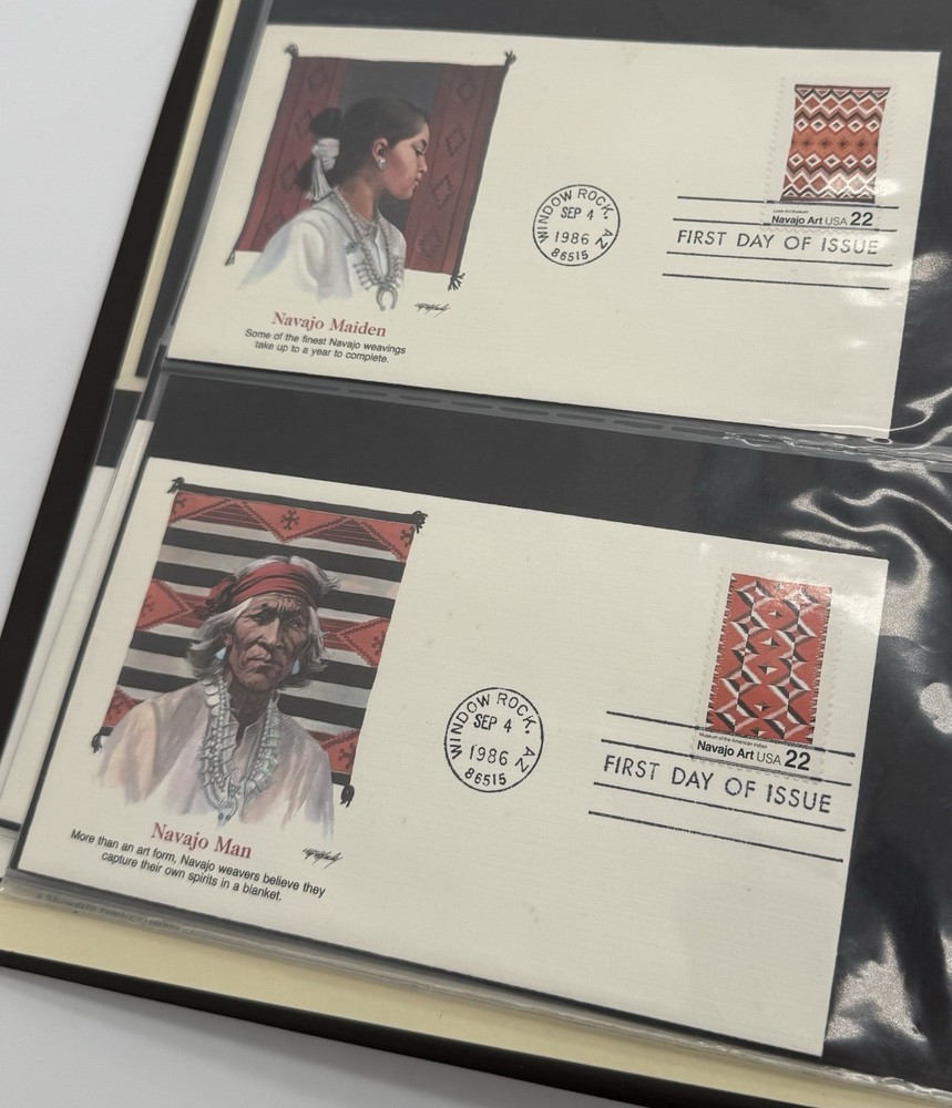 Commemorative First Day Issue Envelope/Postcard Collection Book ￼