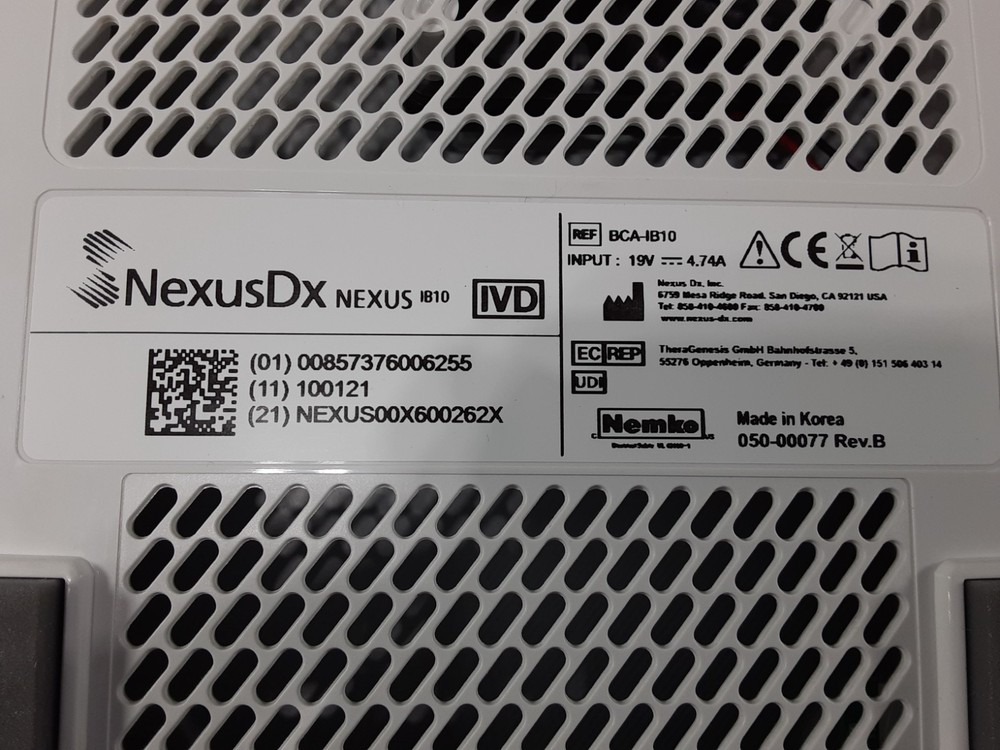 NexusDx Nexus IB10 BCA-IB10 - UNTESTED