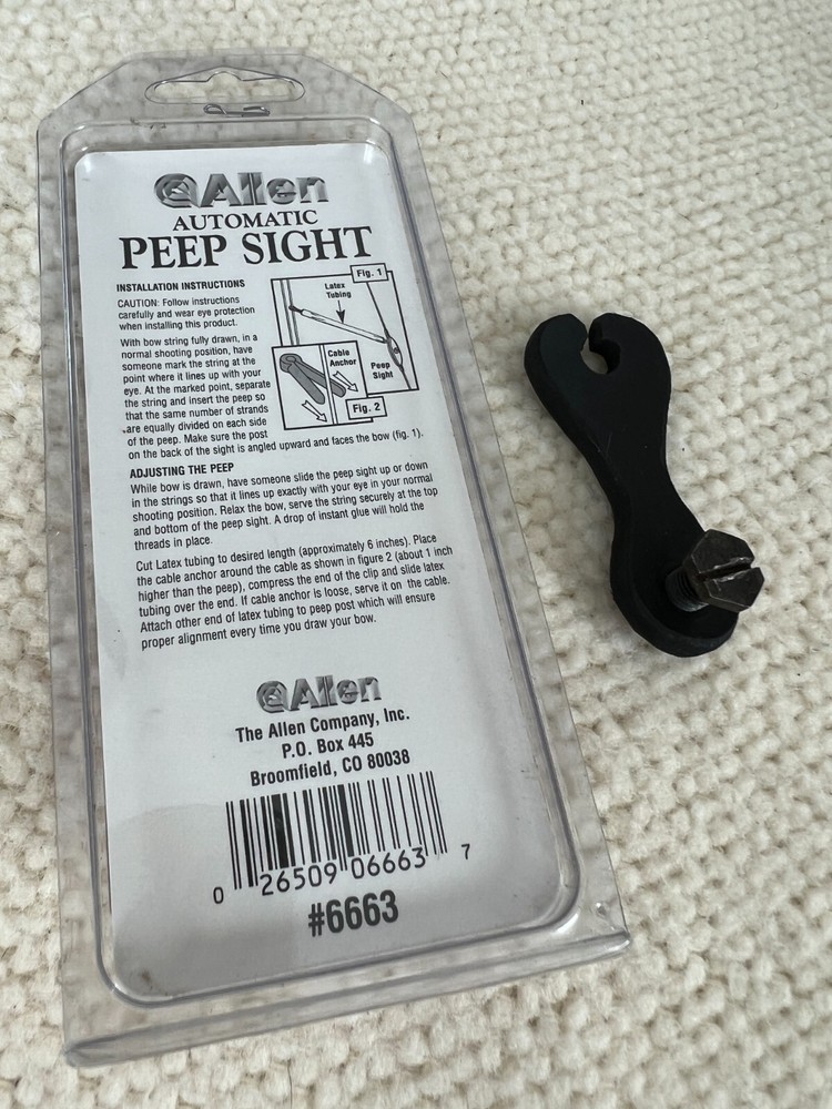 Allen Peep Sight and Arrow Holder