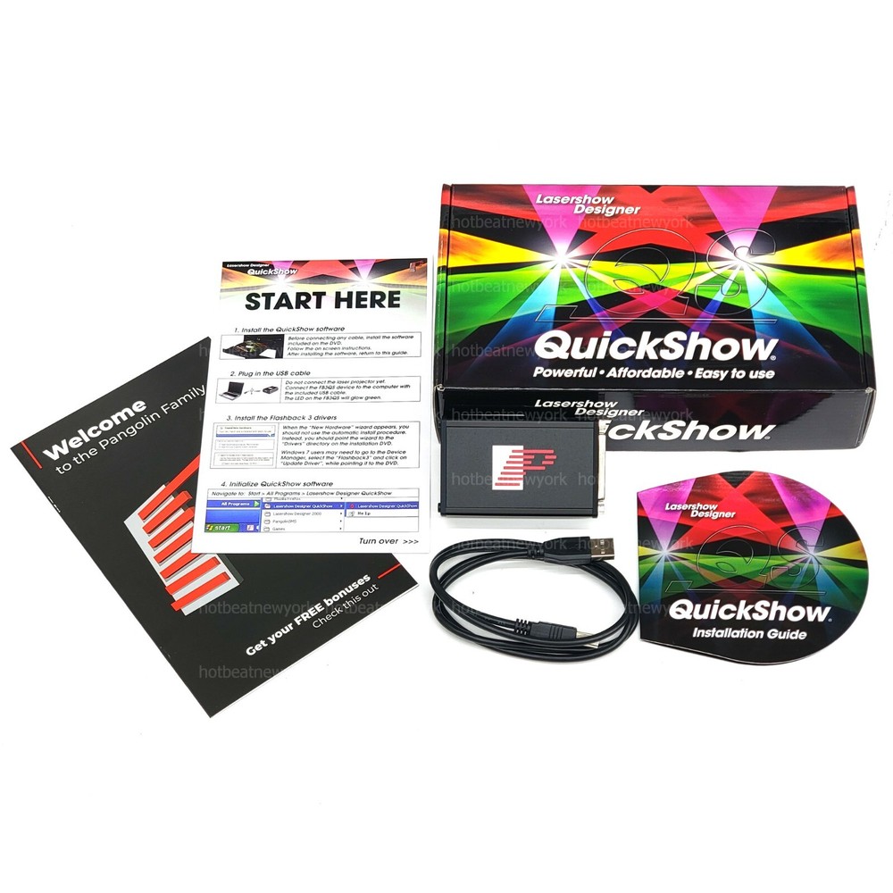 Pangolin QuickShow FB3 Laser Control Software USB ILDA Interface