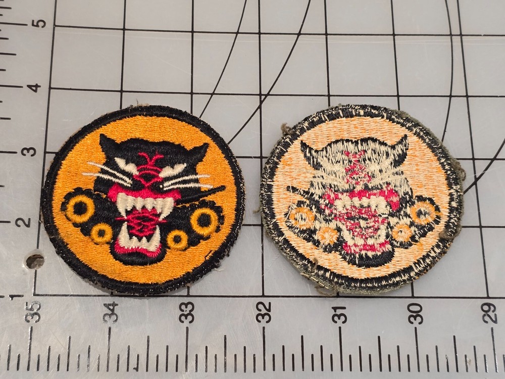Original WW2 US Army Tank Destroyer Patch 4 wheel version 3340