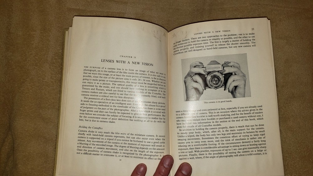 Contaflex Manual Complete Guide for Single Lens Reflex Camera, Edward S. Bomback