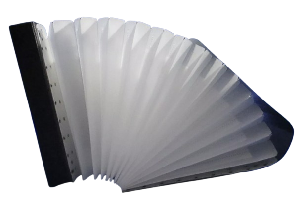 13 Pocket Expandable Receipt Coupon File & Document Case A6 Dual Expansion