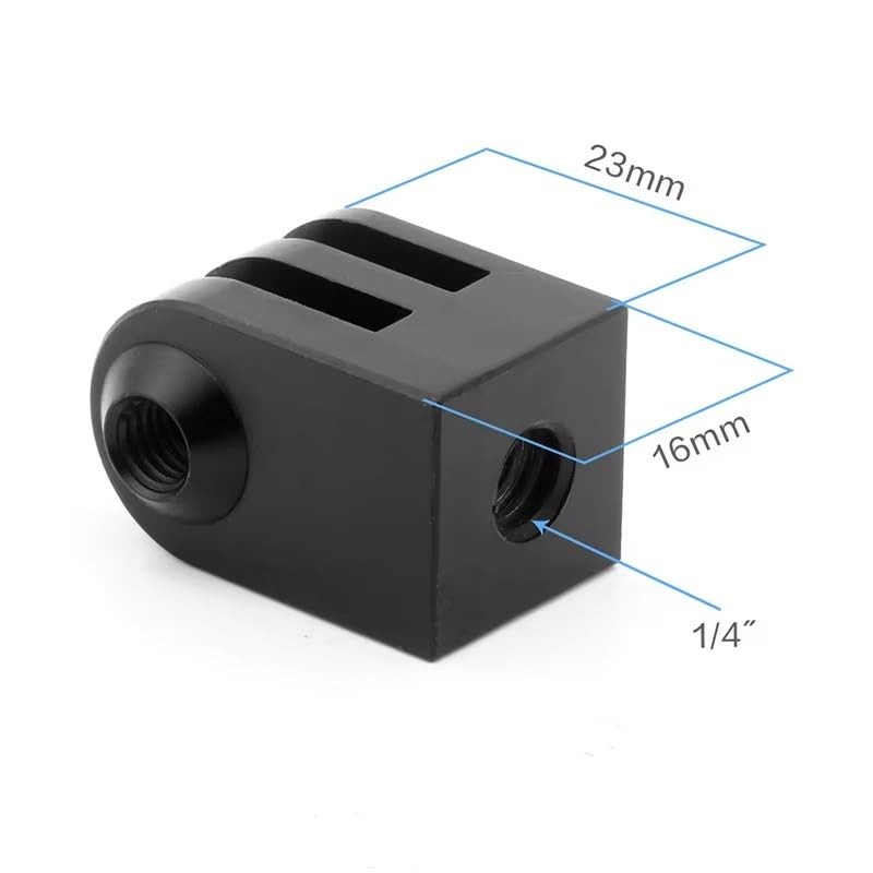 ThtRht 2 Pack Action Camera Tripod Mount Adapter with 1/4"-20 Threaded...
