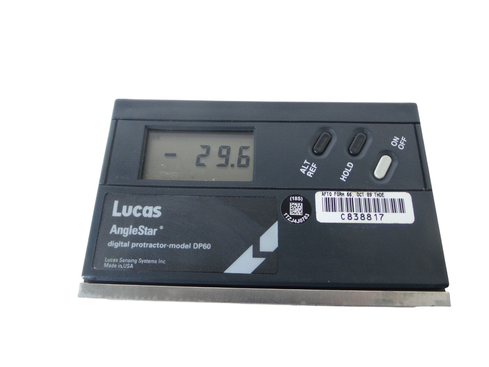 Lucas AngleStar DP60 Digital Protractor -  free shipping