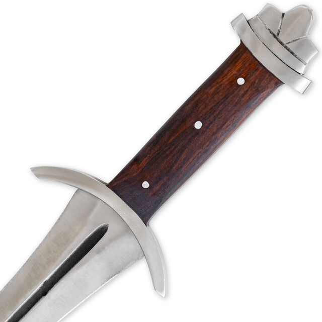 Hand Forged Functional Full Tang 1095 High Carbon Steel Viking Sword w/ Sheath