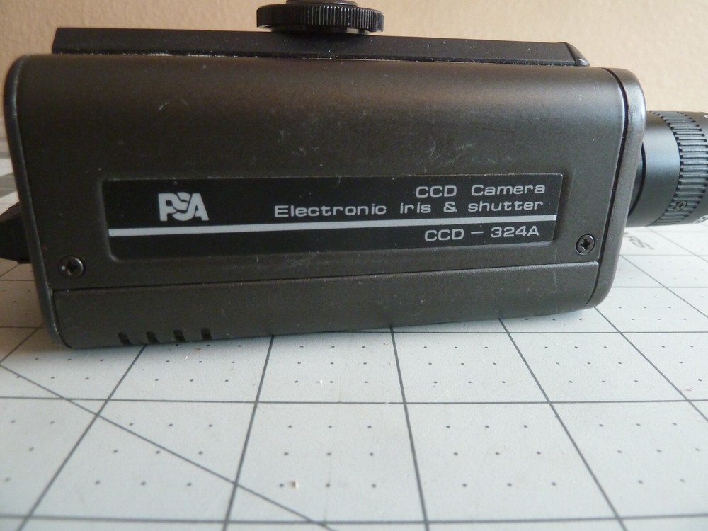 PSA CCD-324A Monochrome CCD Camera Electronic Iris & Shutter  - READ NOTES BELOW
