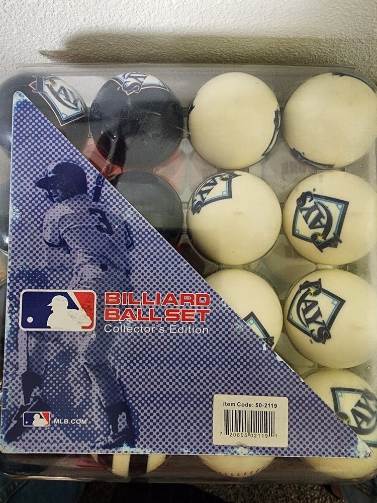 Rays Billiard Balls Set, Pool Balls, MLB 