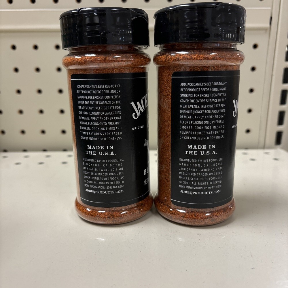 2-PACK Ssnng Rub Bbq Beef 5 Oz By Jack Daniels