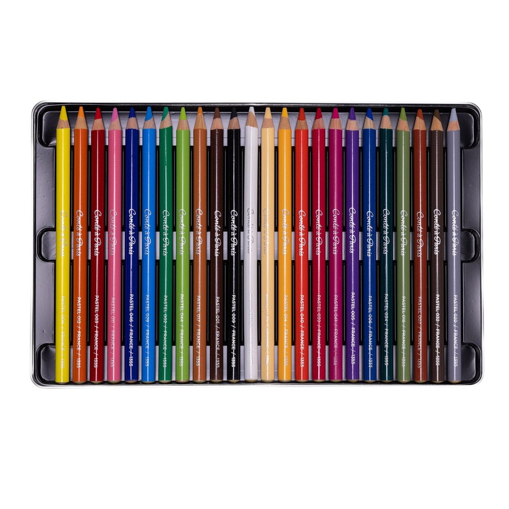 Pastel Pencils with 24 Assorted Colors