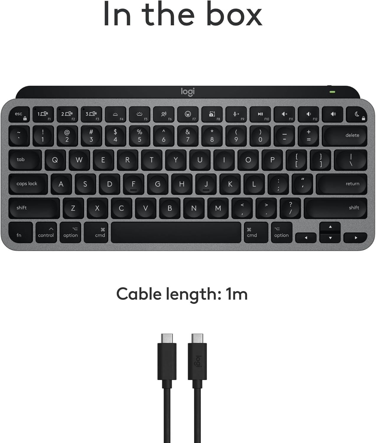 Logitech - MX Keys Mini TKL Bluetooth Scissor Mini MX Keys Switch Keyboard