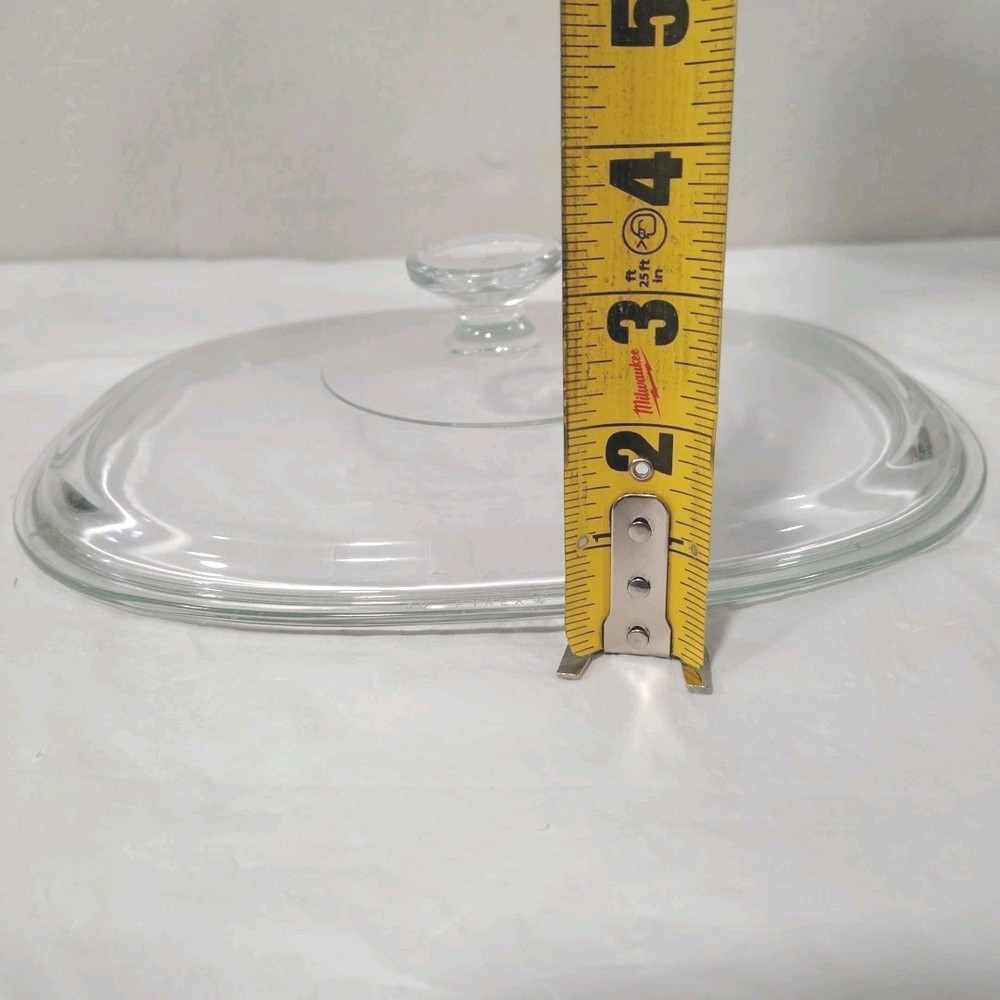 PYREX Casserole Replacement Lid Only DC 1 1/2 C Rectangle Glass Corning ***Read