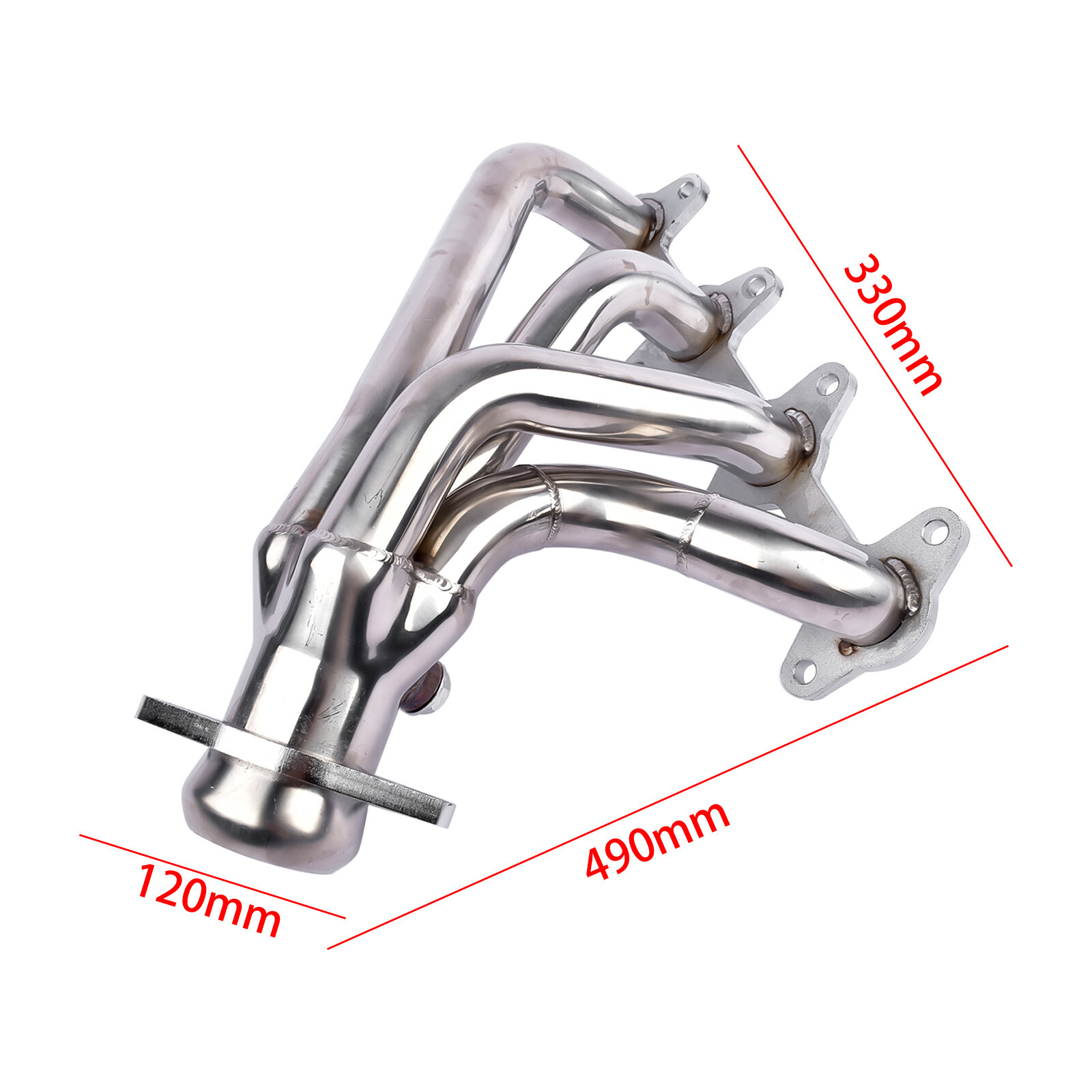 Engine Swap Stainless Header Kit for Chevy S10 GMC Sonoma 2.2L l4 2WD 1994-2004