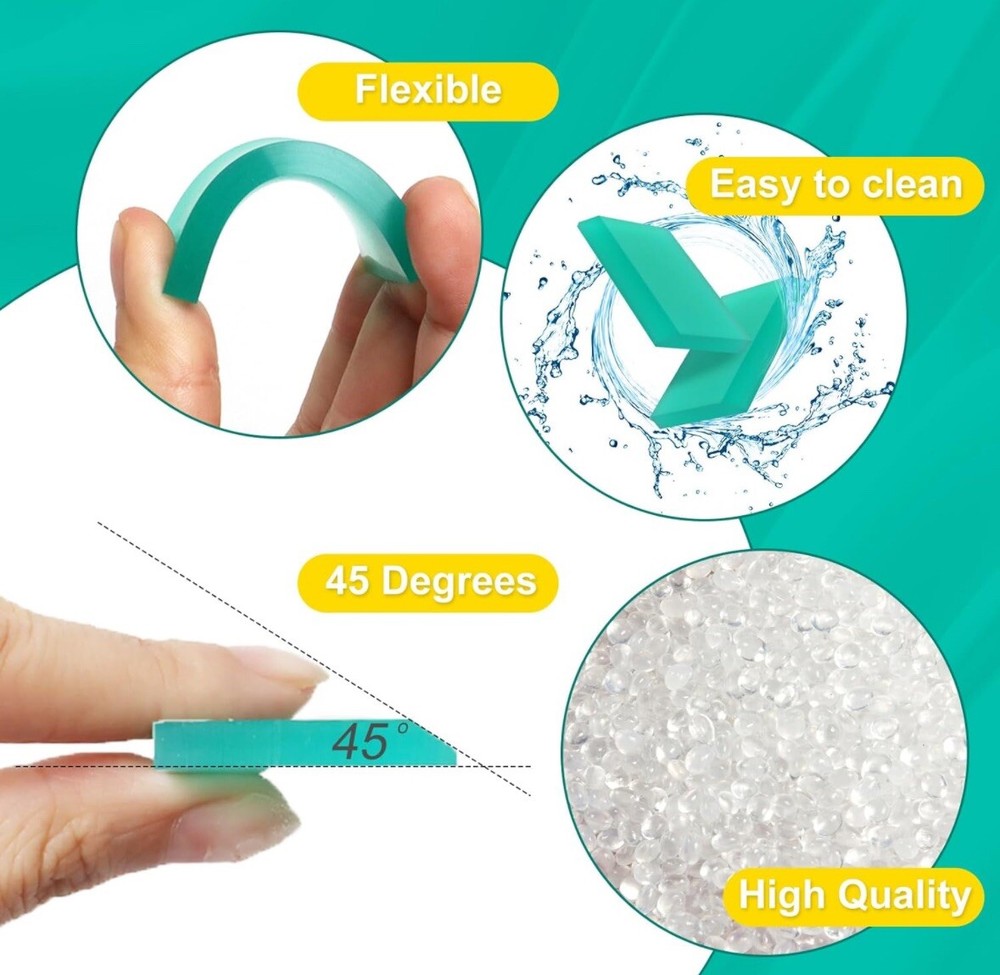 120 Pack Mini Squeegee Self-Adhesive Stencil Screen Scraper Printing Tool Screen
