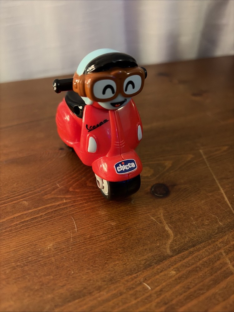 Chicco Red Vespa Pull Back Toy
