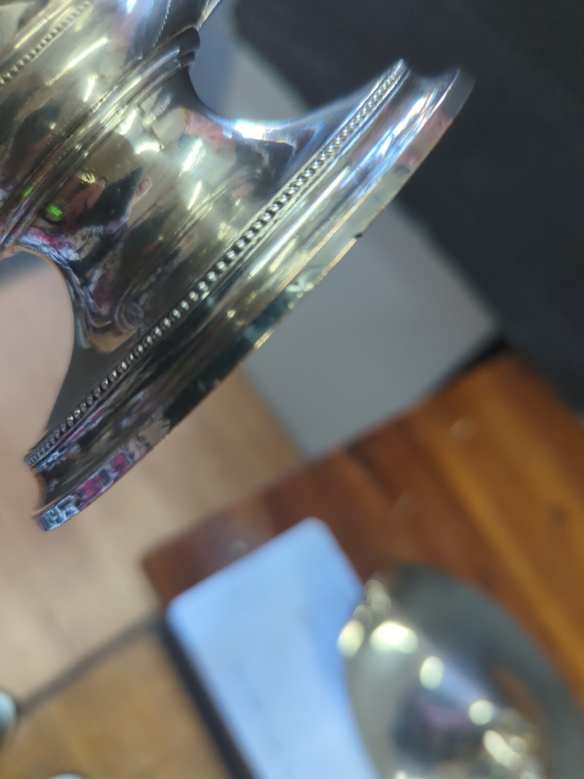 Antique English Silver Plate Georgian Style Sauce Tureen John Scofi London