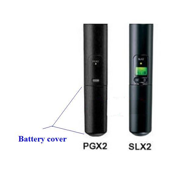 2 Pack Replacement Microphone Battery Cover Cup for Shure SLX Wireless Systems