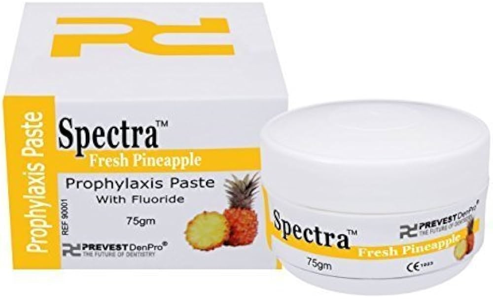 PREVEST DENPRO SPECTRA PROPHYAXIS PASTE WITH FLUORIDE 75G JAR Fresh Pineapple