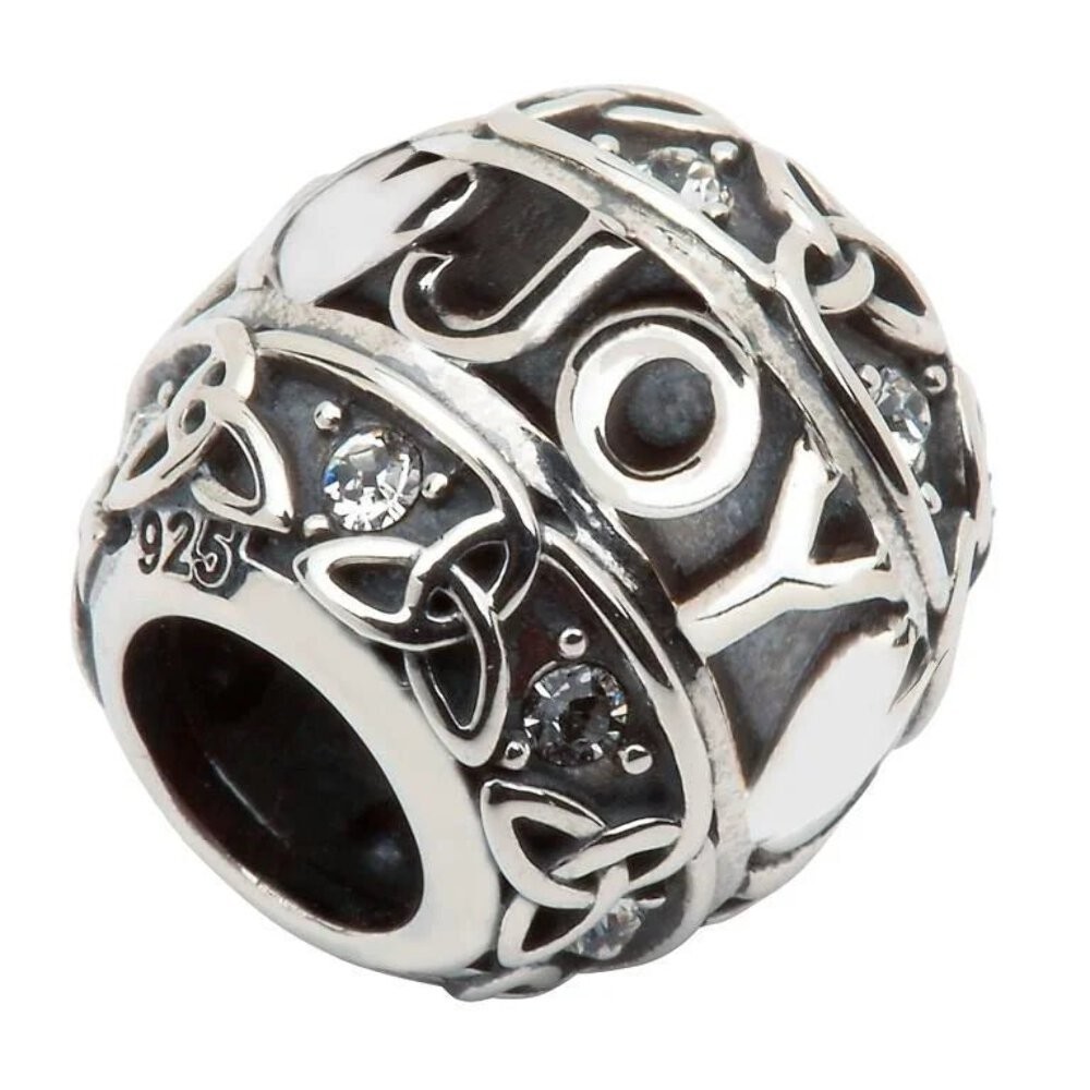 Sterling Silver Trinity Knot Joy Bead