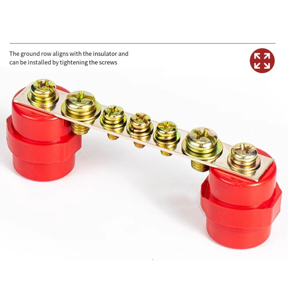 10pcs BMC Busbar Insulators SM40 M8 Offering Effective Connection Solutions