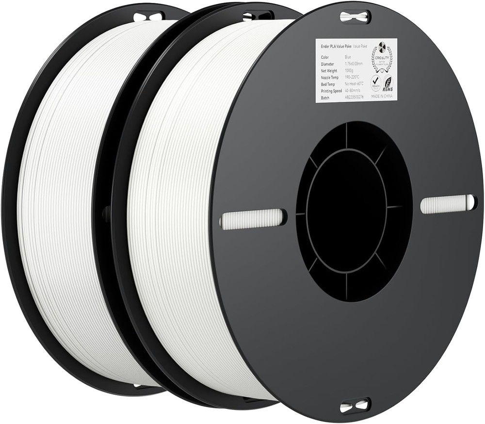 PLA Filament 1.75mm Bundle 2KG, 3D Printer Filament Dimensional Accuracy +/- ...