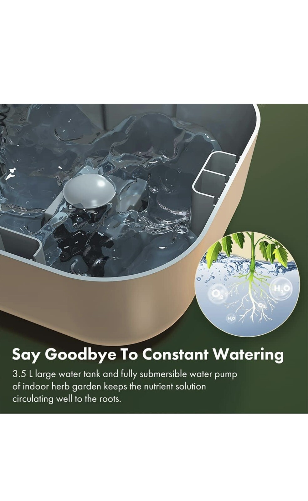 LYKO 12 Pods Hydroponics Growing System Kit, Indoor Garden W/full-spectrum 36w