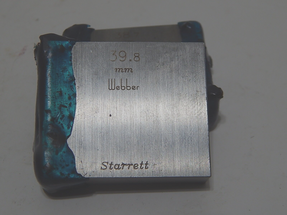 STARRETT WEBBER GAGE BLOCK 39.8MM