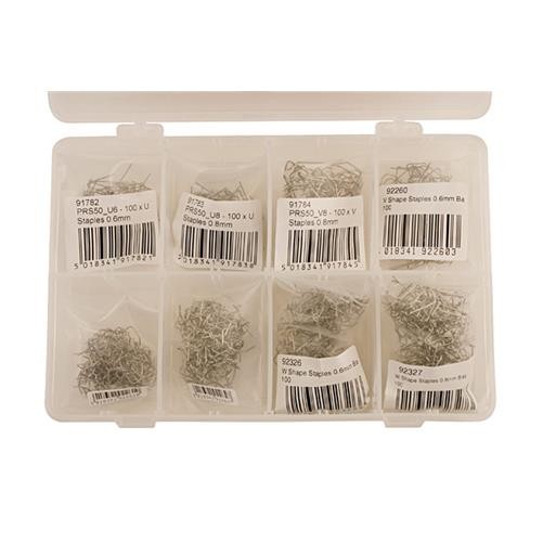 Power-TEC Assorted Staples for Hot Stapler 800pc 92382