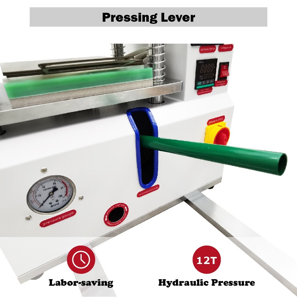 110V Flat Vulcanizing Press Machine PVC/Plastic/Rubber/Silicone Molding Machine