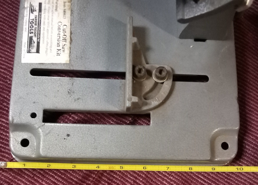 Harbor Freight 40613 Mini Bench Top Cut-Off Saw Conversion Kit