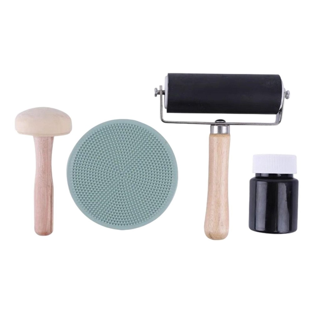 Brayer Roller Printmaking Tools Handheld Versatile Ergonomic Professional Art
