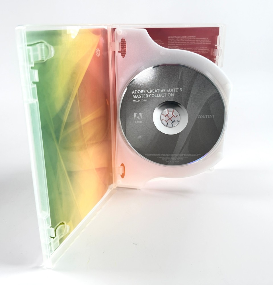 Adobe Creative Suite 3 Master Collection CS3 Mac Complete w/ Discs Manuals