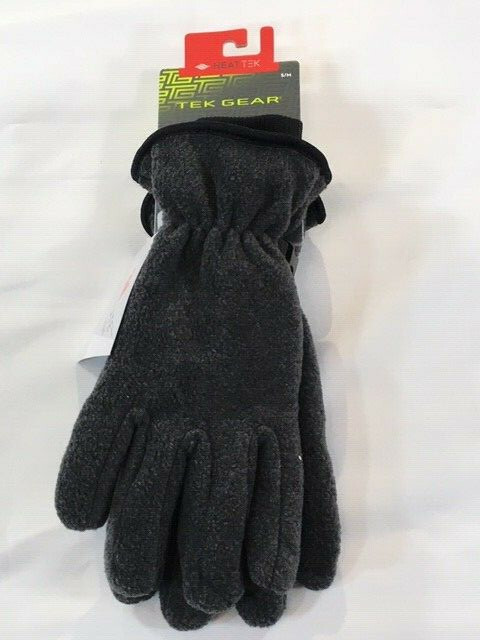 Tek Gear Small/Medium Thinsulate Microfleece Gloves - Charcoal NWT