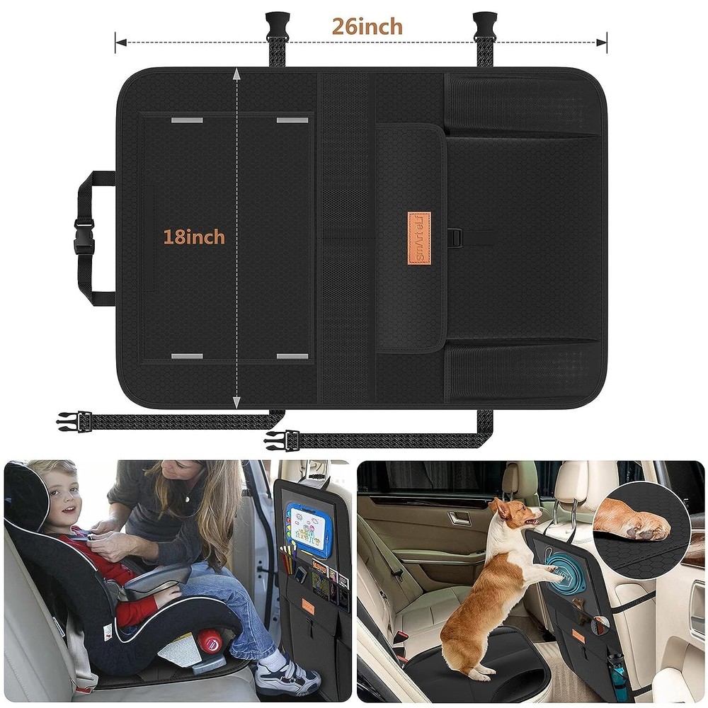 SMART ELF 2 Pack Backseat Car Organizer with Multiple Pockets