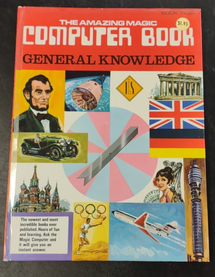 WHITMAN The Amazing Magic Computer Book GENERAL KNOWLEDGE Book Two