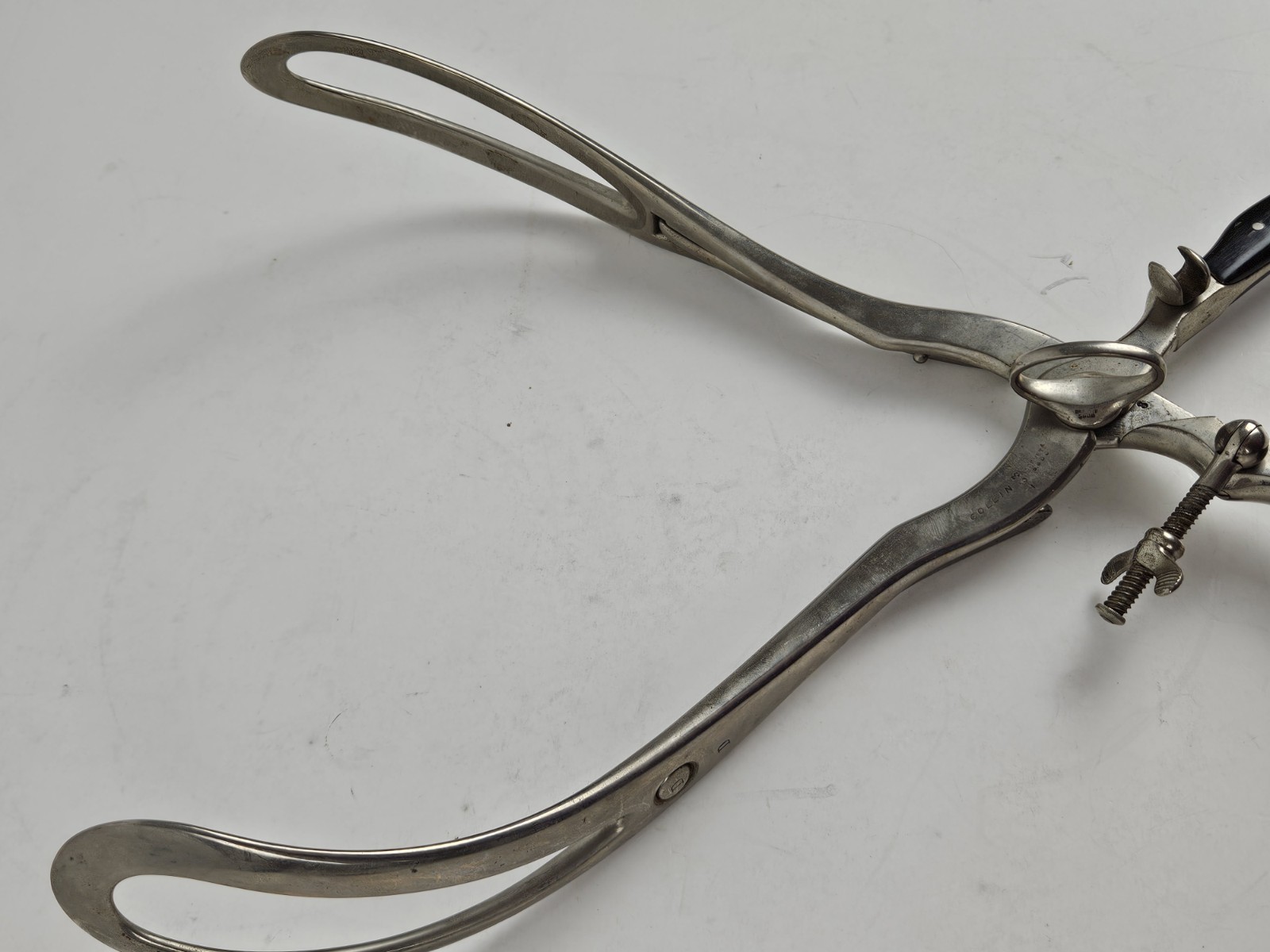 Antique 1800s US Civil War Surgeon Doctors Birthing Forceps Maison Collin France
