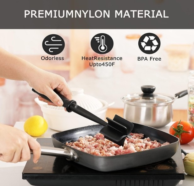 Meat Choppers grinders food Ground Beef and Hamburger Chopper Masher Mix Kitchen