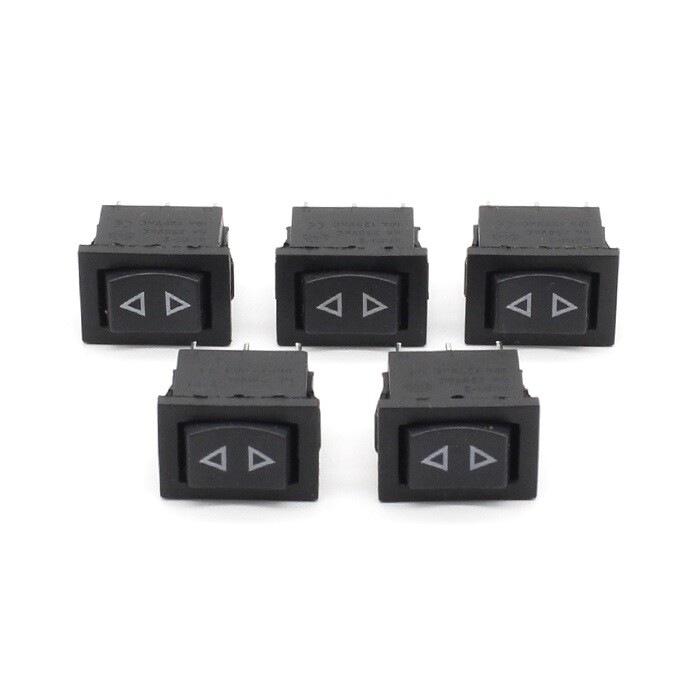 5x Momentary Rocker Switch Rectangular Hoist Winch Window Up/Down Car/Truck 12V