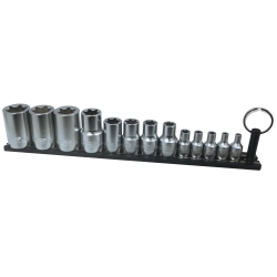 VIM Tools TMS-ETORX 13 Piece "E" Inverted Torx Driver Set - Black Magrail