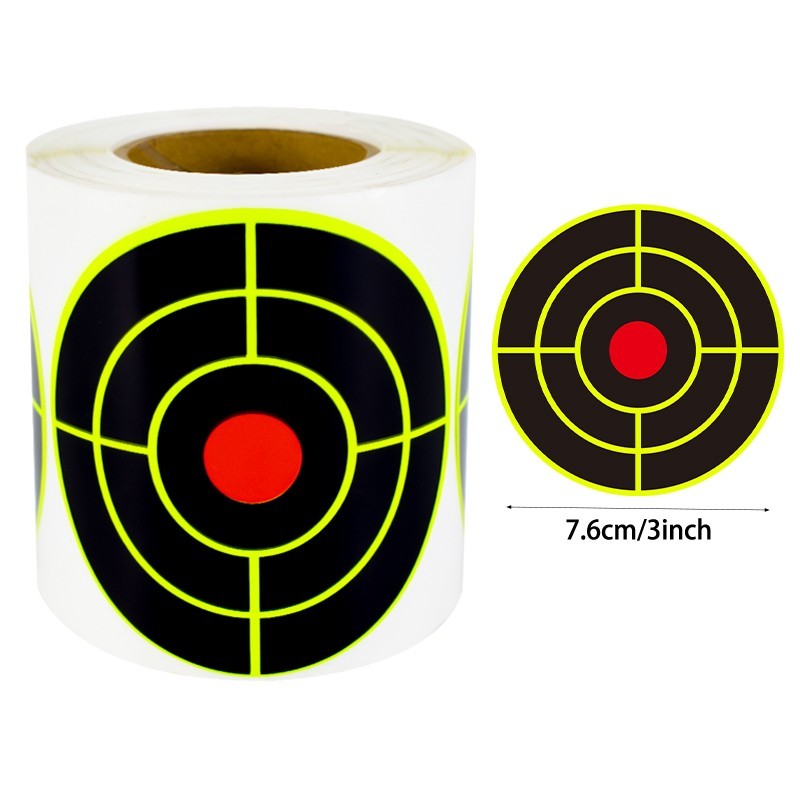 200pcs 3" Splatter Target Sticker Roll