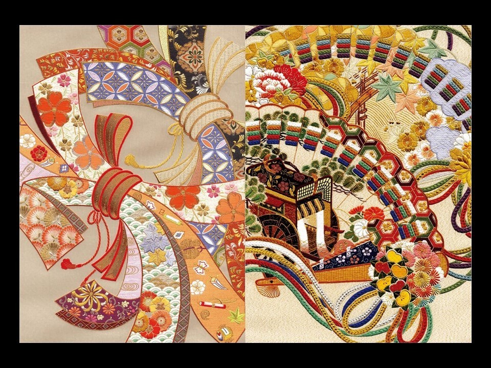 Traditional Japanese Patterns: Hand Embroidery Patterns １＆２
