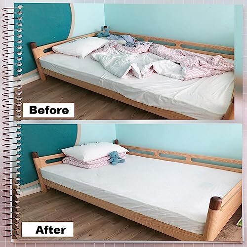 10 pcs Adjustable Bed Sheet Straps,Bed Sheet Clips, Elastic Bed Fitted White