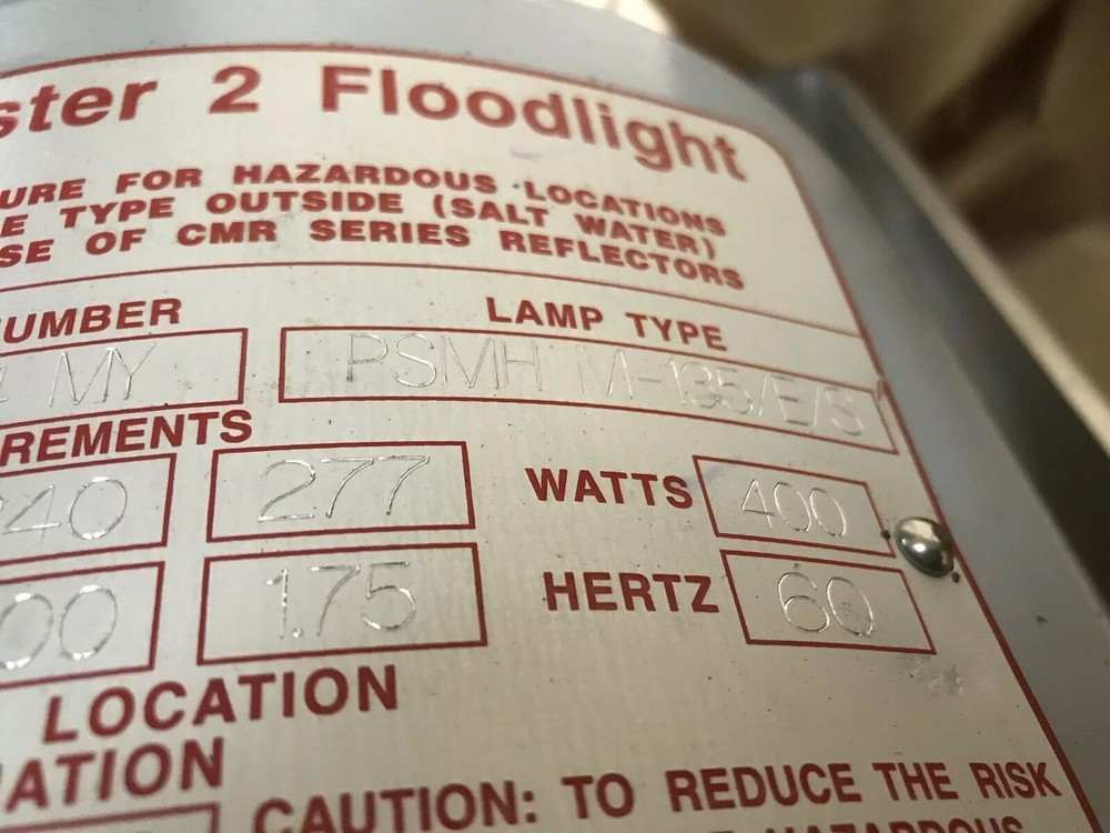 Appleton Code Master 2 Light Floodlight CFP400MT